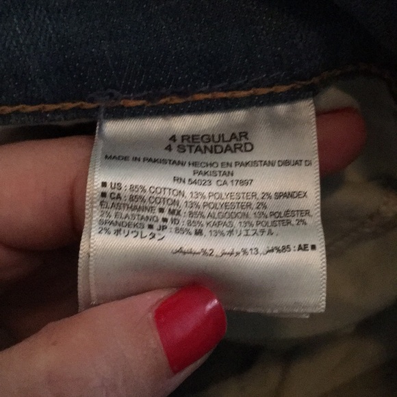 Denim Pencil Skirt Medium Wash - Picture 5 of 5